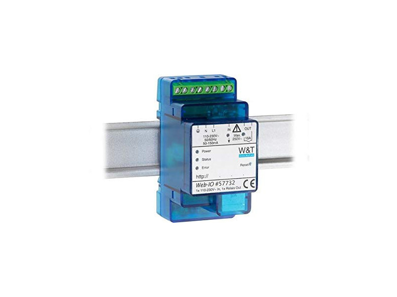 W&T Web-IO, 4.0 numérique, 1 x 230V In, 1 x Relais Out