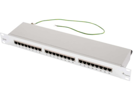 Telegärtner Panneau de brassage 19', cat.5e, 24x RJ45,blindé