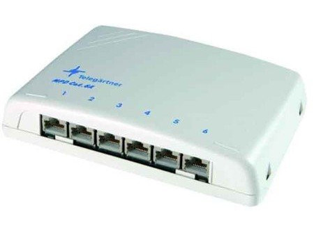 Telegärtner Répartiteur patch modulaire Cat.6A, 6 x RJ45,