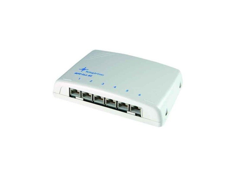 Telegärtner Répartiteur patch modulaire Cat.6A, 6 x RJ45,