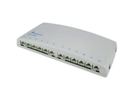 Telegärtner Répartiteur patch modulaire cat.6A, 12 x RJ45,