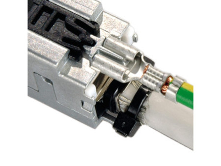 Telegärtner Module AMJ45 Cat.6(bas), blindé, T568A