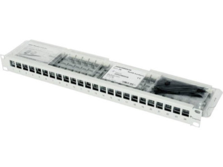Telegärtner Support de module 19' avec 24 x module AMJ cat.6
