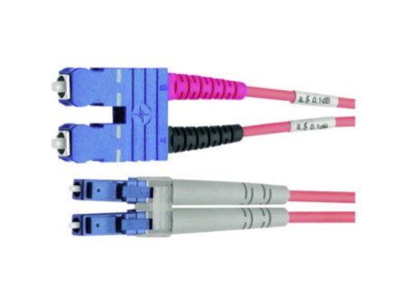 Telegärtner Câble à fibres optiques, LC-Duplex mâle - SC-