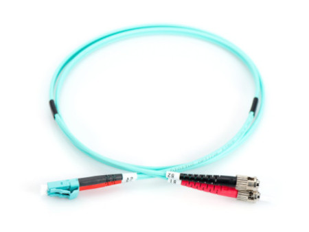 DIGITUS Câble à fibres optiques OM3, mâle LT - mâle ST, 3 m
