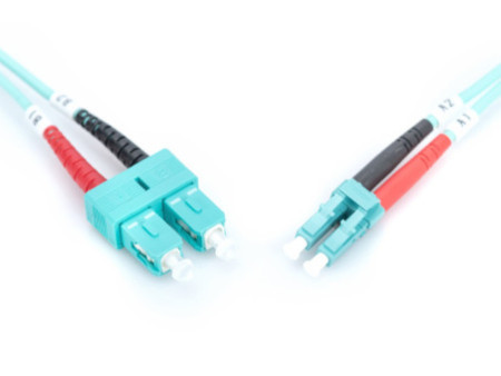 DIGITUS Câble Patch à fibres optiques, 2x LC - SC-Duplex