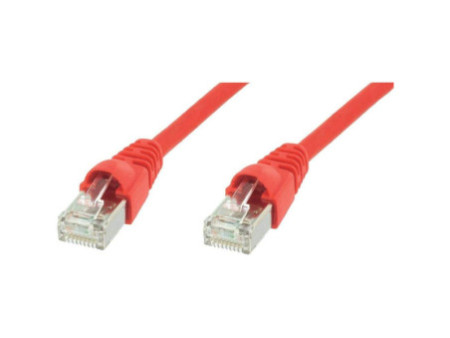 Telegärtner Câble patch, Cat.6A, S/FTP (profond),0,5 m,rouge