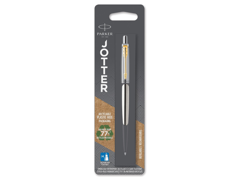 PARKER Stylo à bille rétractable JOTTER Acier G.T.