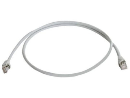 Telegärtner Câble patch, Cat.6A (profond), S/FTP, 1 m, gris