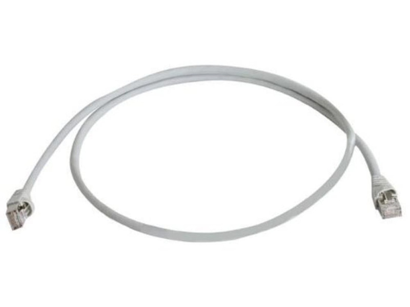 Telegärtner Câble patch, Cat.6A (profond), S/FTP, 1 m, gris