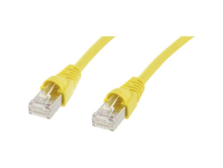 Telegärtner Câble patch, Cat.6A (profond), S/FTP, 2 m, jaune