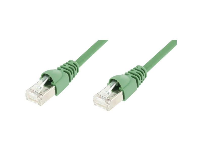 Telegärtner Câble patch, Cat.6A (profond), S/FTP,7,5 m, vert