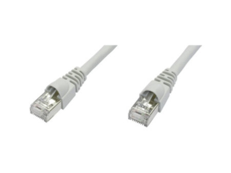 Telegärtner Câble patch, Cat.6A (profond), S/FTP, 10 m, gris