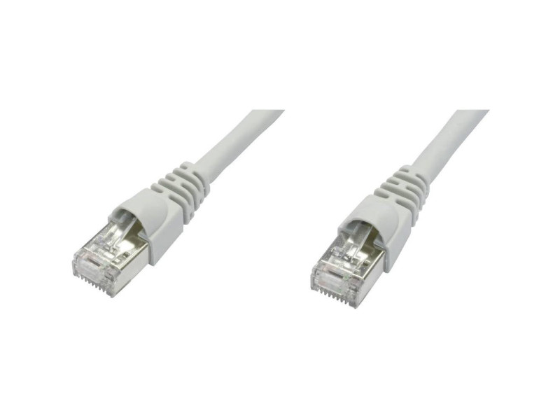 Telegärtner Câble patch, Cat.6A (profond), S/FTP, 50 m, gris