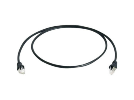 Telegärtner Câble patch, Cat.6A, (profond), S/FTP,0,5 m,noir