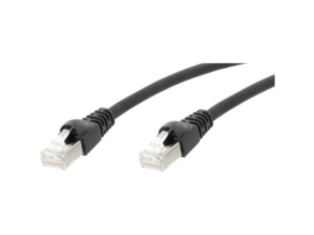 Telegärtner Câble patch, Cat.6A (profond), S/FTP, 2 m, noir