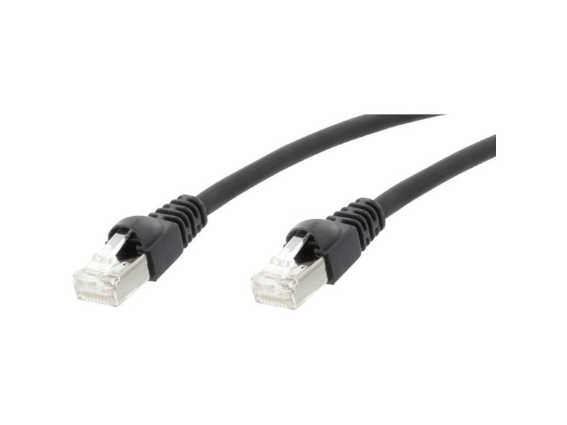 Telegärtner Câble patch, Cat.6A (profond), S/FTP, 2 m, noir