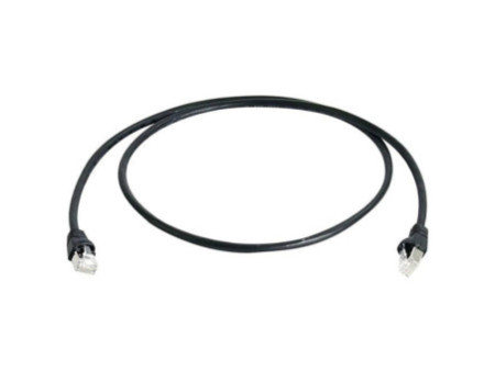 Telegärtner Câble patch, Cat.6a, S/FTP (profond), 5 m, noir