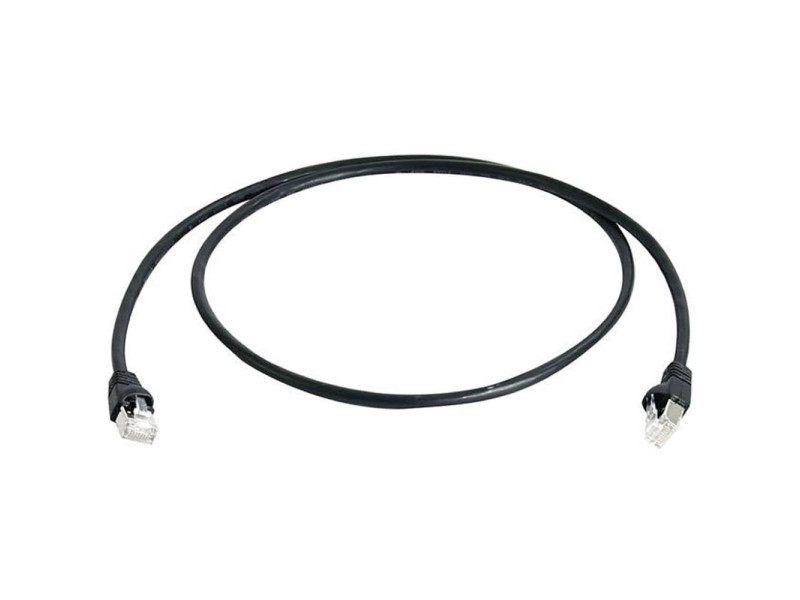 Telegärtner Câble patch, Cat.6a, S/FTP (profond), 5 m, noir
