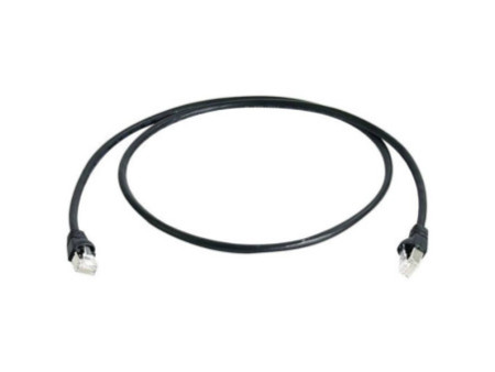 Telegärtner Câble patch, Cat.6a, S/FTP (profond),7,5 m, noir