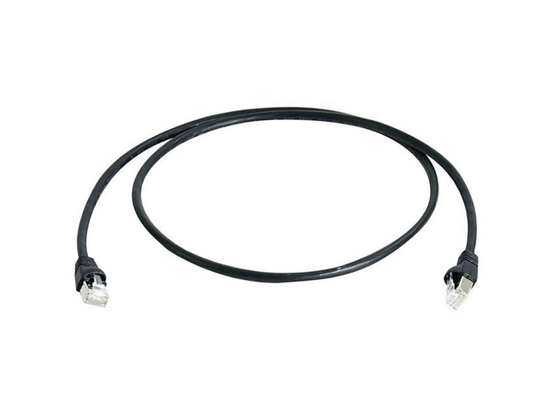 Telegärtner Câble patch, Cat.6a, S/FTP (profond),7,5 m, noir