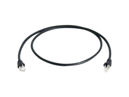 Telegärtner Câble patch, Cat.6A, S/FTP (profond),15,0 m,noir