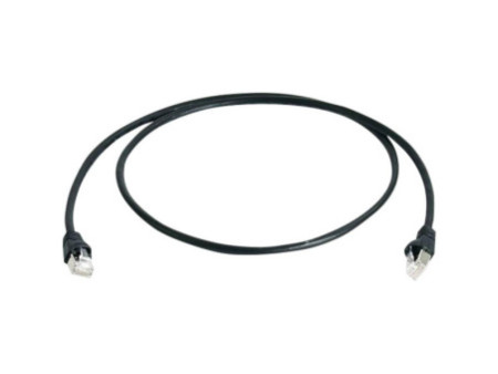 Telegärtner Câble patch, Cat.6A, S/FTP (profond) 25,0 m,noir