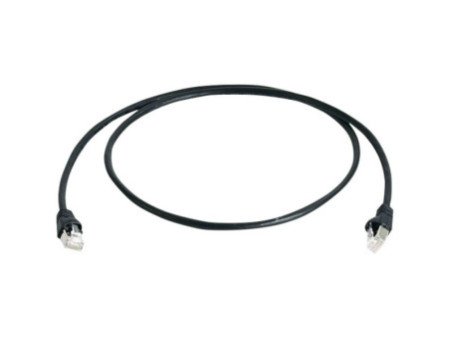 Telegärtner Câble patch, Cat.6A, S/FTP (profond),50,0 m,noir