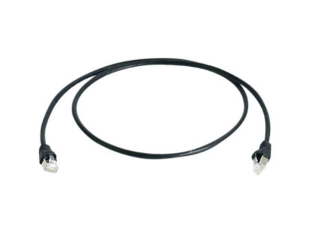 Telegärtner Câble patch, Cat.6A (profond),S/FTP, 0,25 m,noir