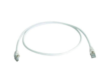 Telegärtner Câble patch, Cat.6A (profond),S/FTP,0,25 m,blanc