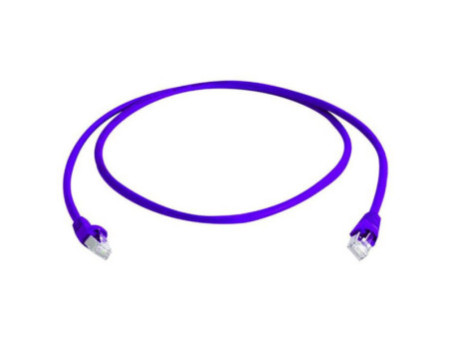 Telegärtner Câble patch, Cat.6A (profond),S/FTP, 1 m, violet