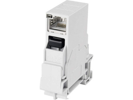 Telegärtner Connecteur pour rail STX, + femelle RJ45