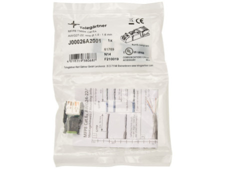 Telegärtner fiche RJ45 MFP8 T568B cat.6a (profond)