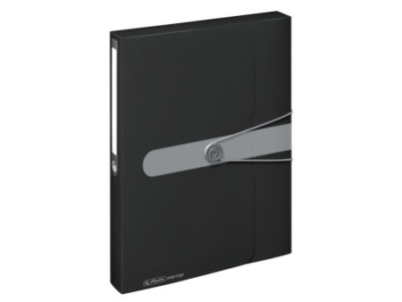 herlitz Boîte de classement easy orga to go, A4, noir opaque
