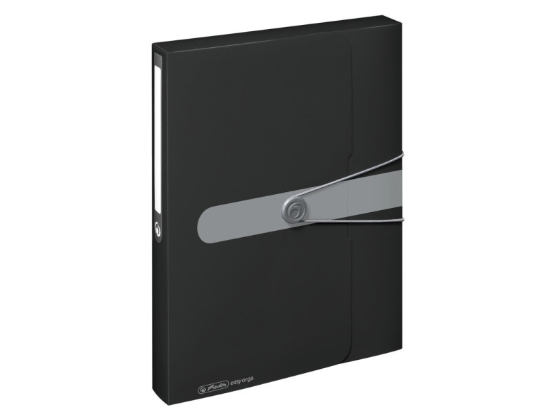 herlitz Boîte de classement easy orga to go, A4, noir opaque