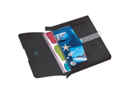 herlitz Boîte de classement easy orga to go, A4, noir opaque