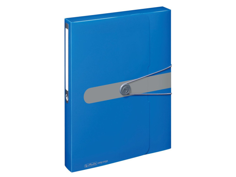 herlitz Boîte de classement easy orga to go, A4, bleu opaque
