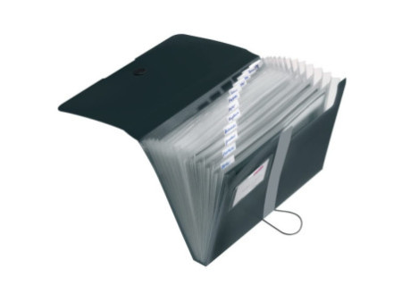 herlitz Trieur easyorga to go, 12 compartiments, noir