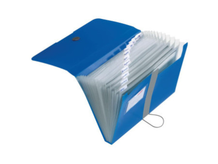 herlitz Trieur easyorga to go, 12 compartiments, bleu
