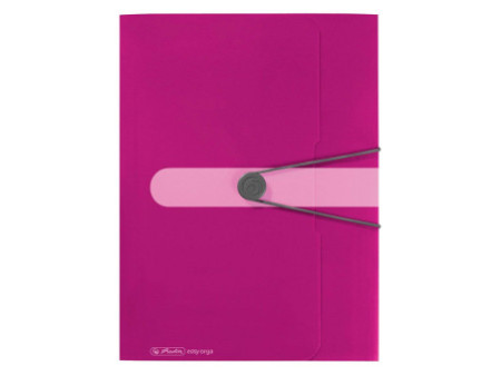 herlitz Chemise easyorga to go, A4, film PP, framboise