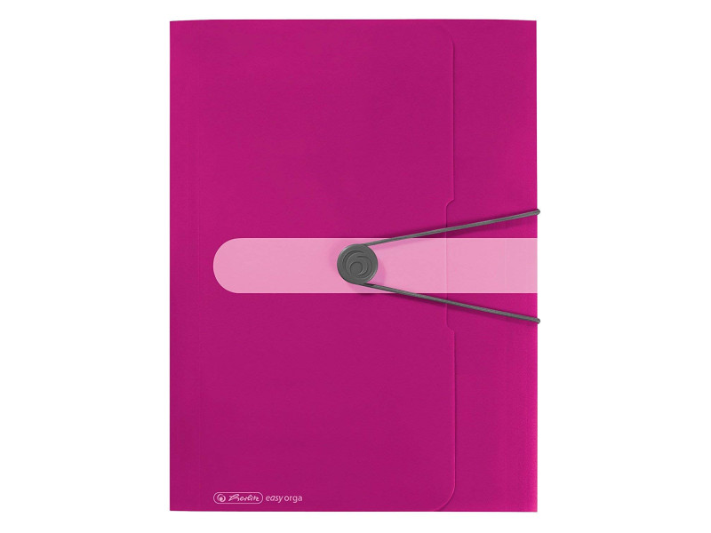 herlitz Chemise easyorga to go, A4, film PP, framboise