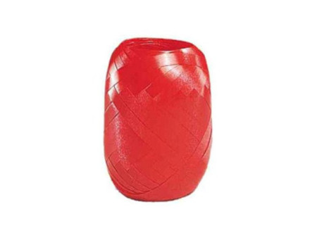SUSY CARD Bolduc en pelote, lisse, 5 mm x 20 m, rouge