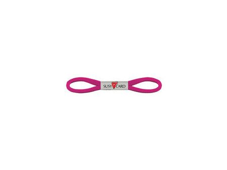 SUSY CARD Ruban cadeau 'Easy', 6 mm x 3 m, rouge