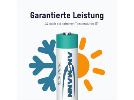 ANSMANN Pile rechargeable NiMH SPECIAL, Mignon AA, 1.300 mAh