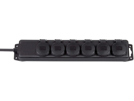 brennenstuhl Multiprise IP44, 6 prises