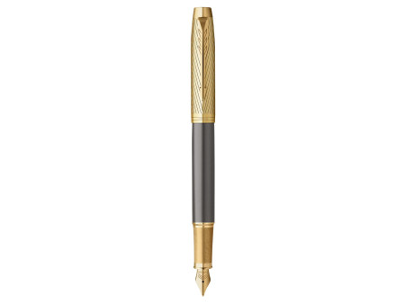 PARKER Stylo plume IM PREMIUM Arrow Grey GT, plume M