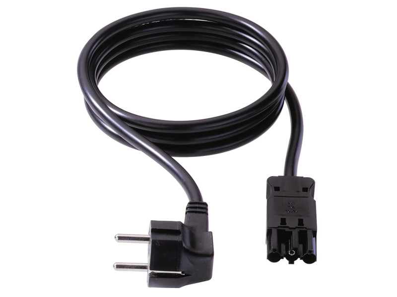 BACHMANN Câble d'alimentation, confectionné, 3 m, noir