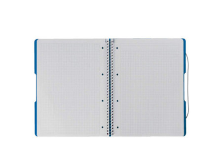 herlitz Cahier à spirales easy orga to go, A4, bleu