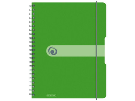 herlitz Cahier à spirales easy orga to go, A4, pomme