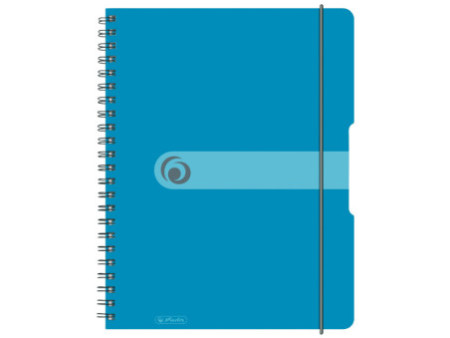 herlitz Cahier à spirales easy orga to go, A4, transparent